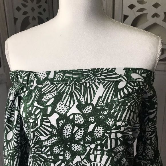 H&M Summer Dress Off-shoulder Sz 6 - Picture 7 of 9